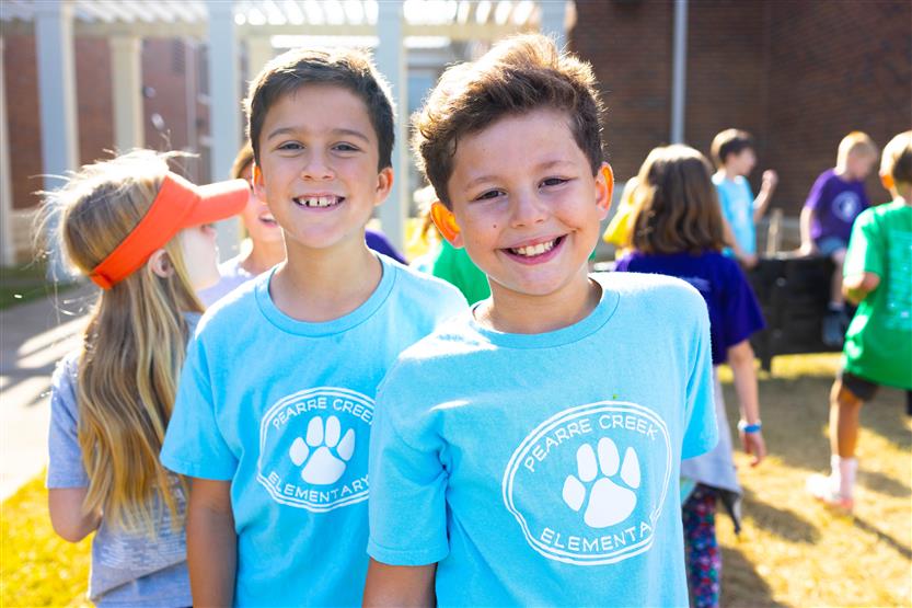 Students participate in field day
